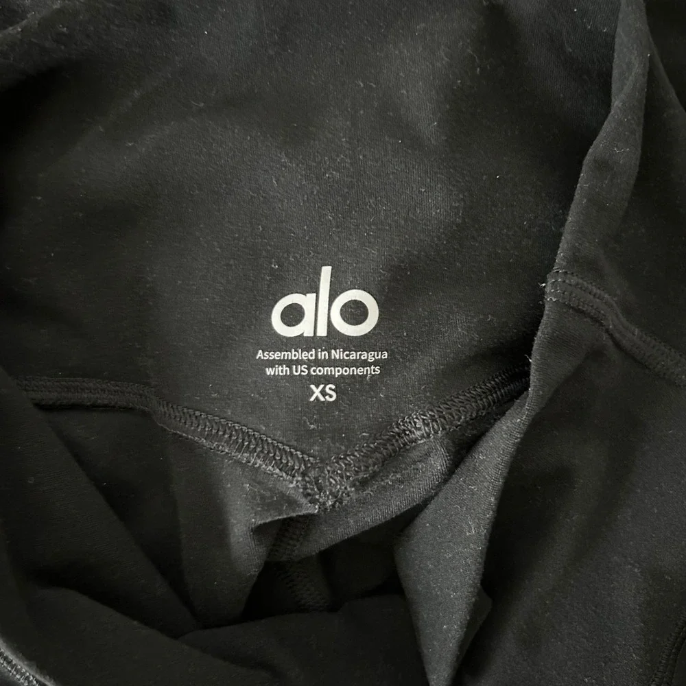 Alo Yoga Alosoft High Waist 7/8 Highlight Legging Black Size XS